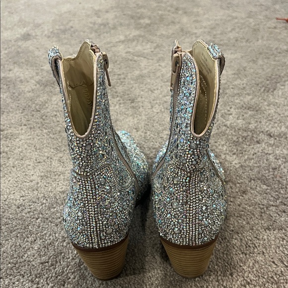 Betsey Johnson Emory Rhinestone Western Boot - Picture 8 of 8